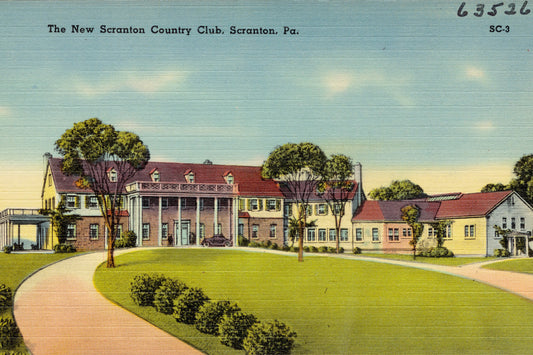Vintage Country Club of Scranton Print